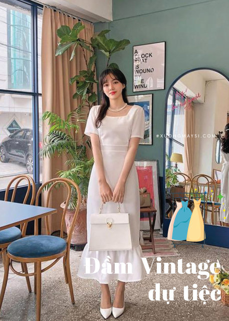 Gợi ý những mẫu đầm vintage dáng dài đẹp  Thời trang  Việt Giải Trí