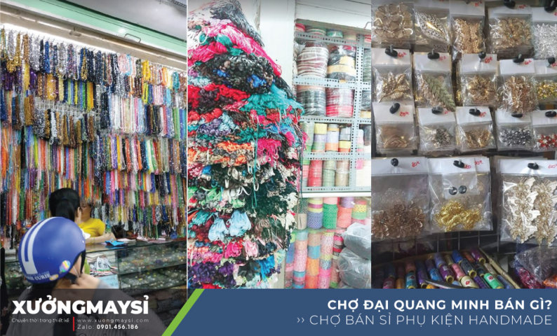 Chợ Đại Quang Minh cũng là thiên đường phụ kiện Handmade