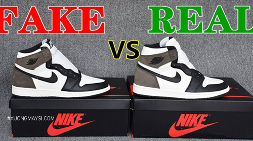 Check fake & real cho đôi giày Jordan 1