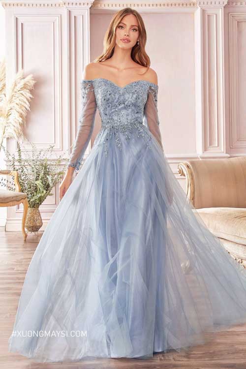 Top 20 mẫu váy cưới màu xanh đẹp tinh tế nhất  Lucky Anh  Em
