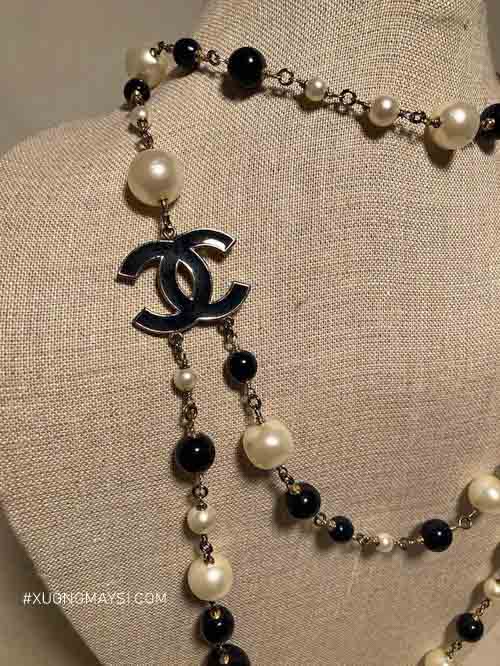 Vòng cổ ngọc trai cao cấp đến từ thương hiệu thời trang xa xỉ Chanel